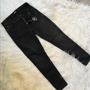 Hudson Jeans Women's Black super  Skinny Ankle Krista Jeans